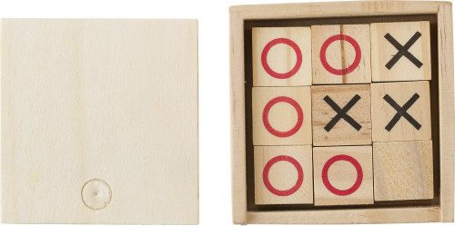 Wooden Tic Tac Toe game Alessio