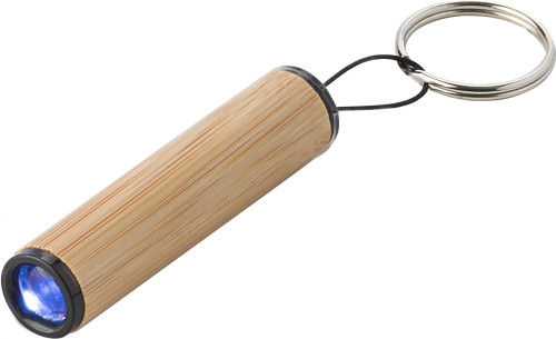 Bambu mini-ficklampa med nyckelring Ilse