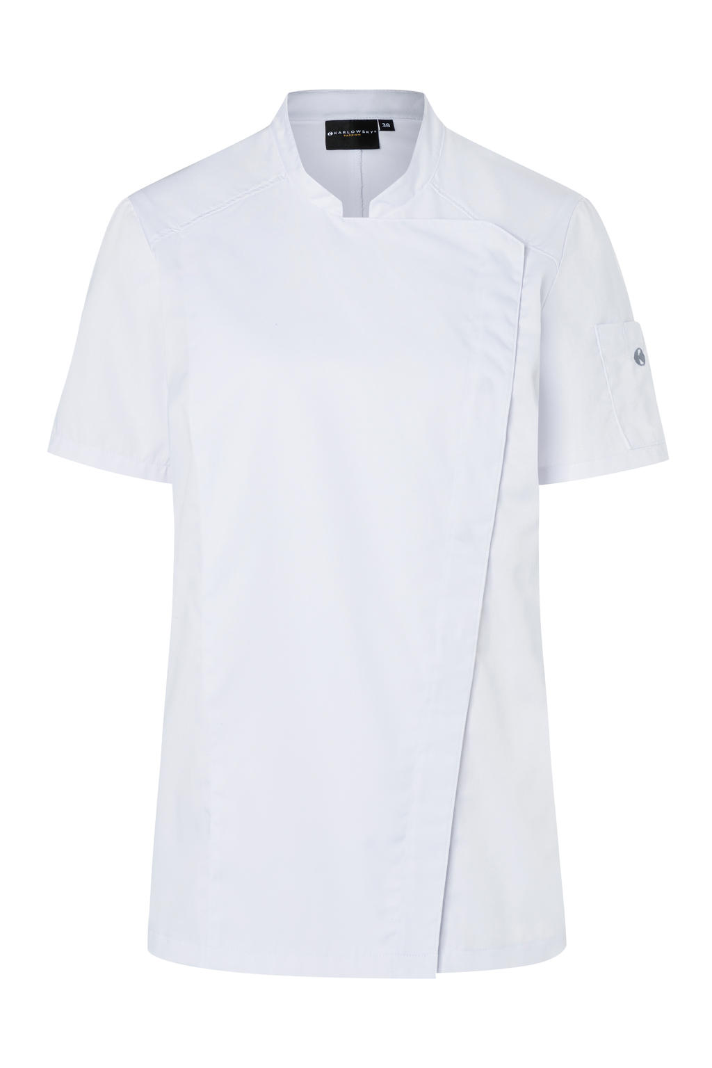 Short-Sleeve Ladies' Chef Jacket Modern-Look