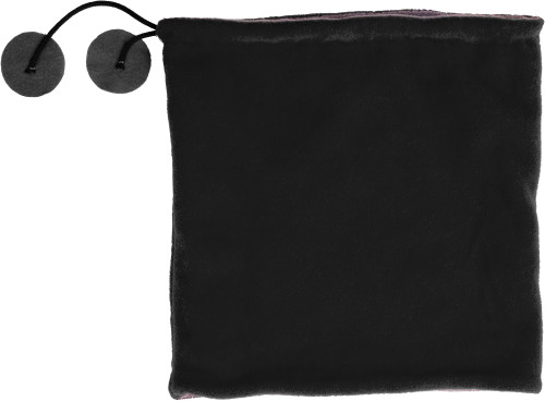Scarf och mössa i ett, av polyester fleece (240 g/m²)