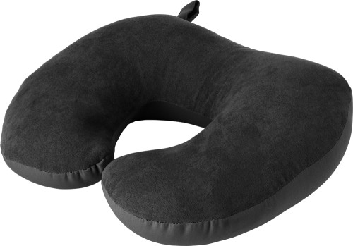 Suede travel pillow
